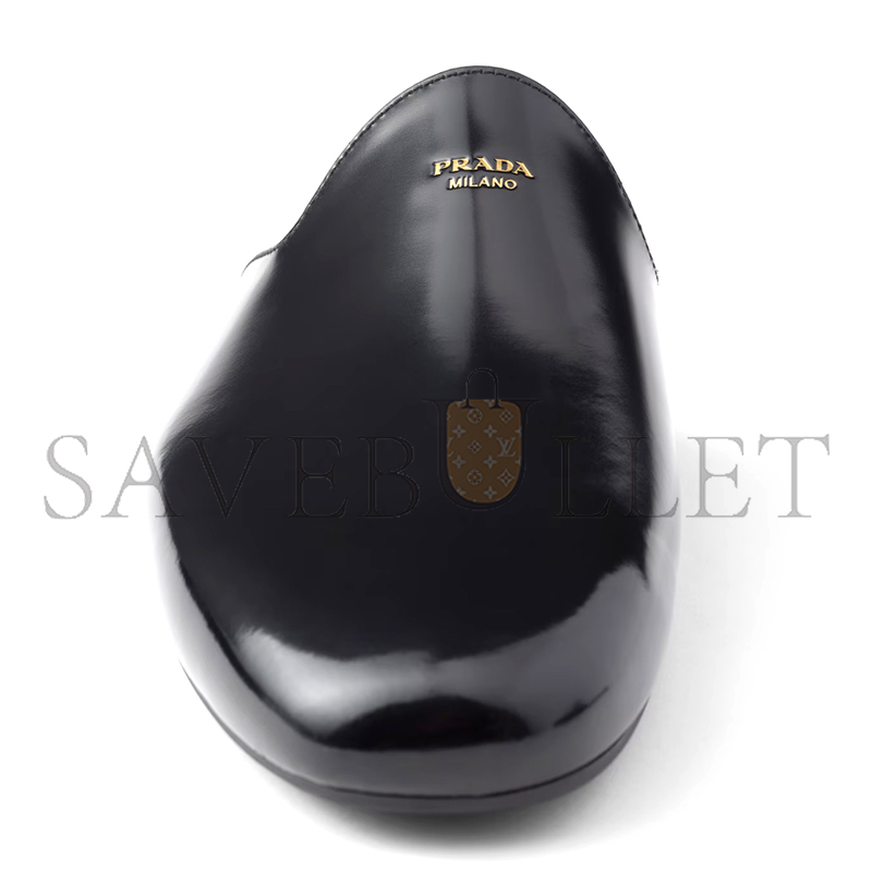 Pra*a brushed leather slippers 2s2986